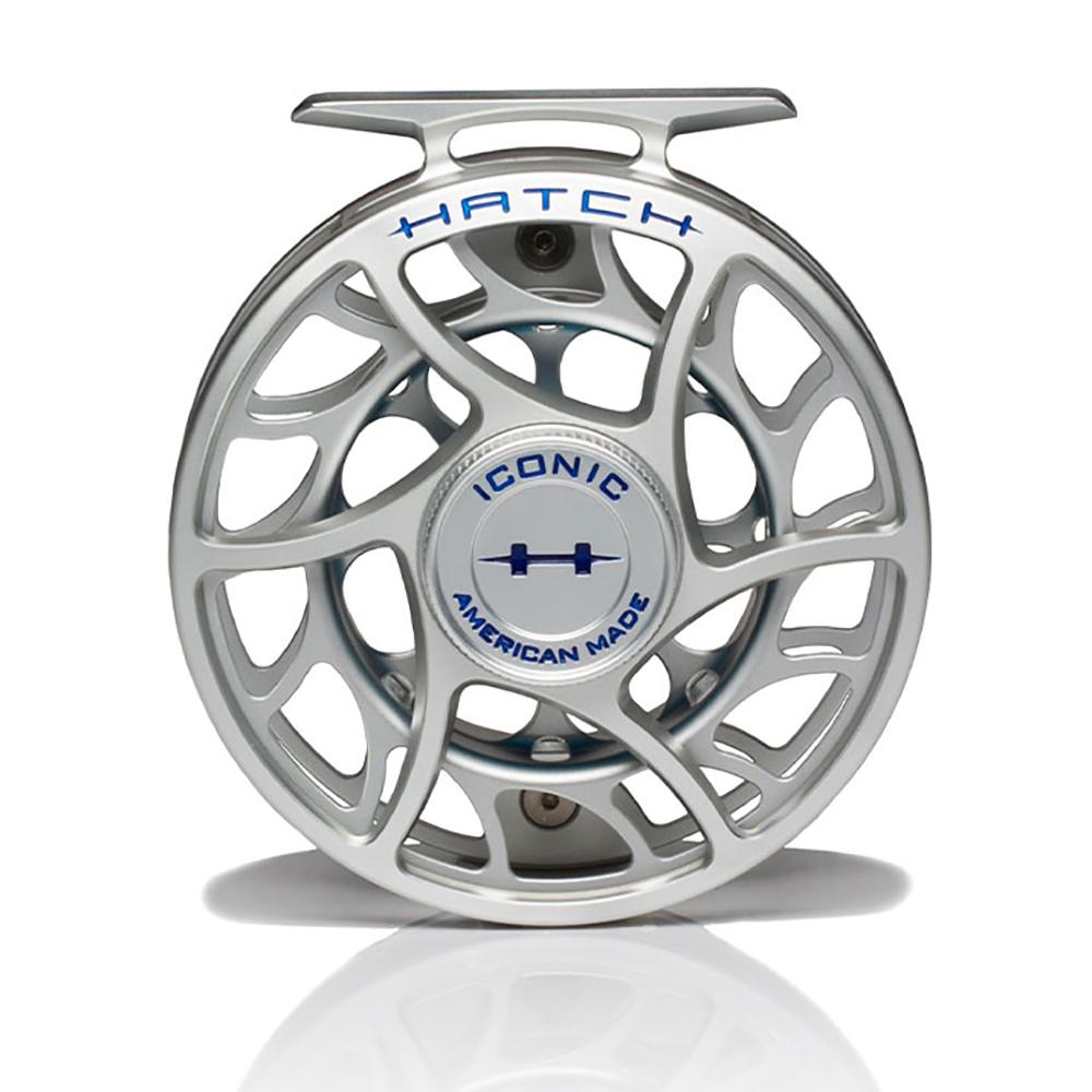 Hatch Iconic Fly Reel – 5 Plus in Clear Blue